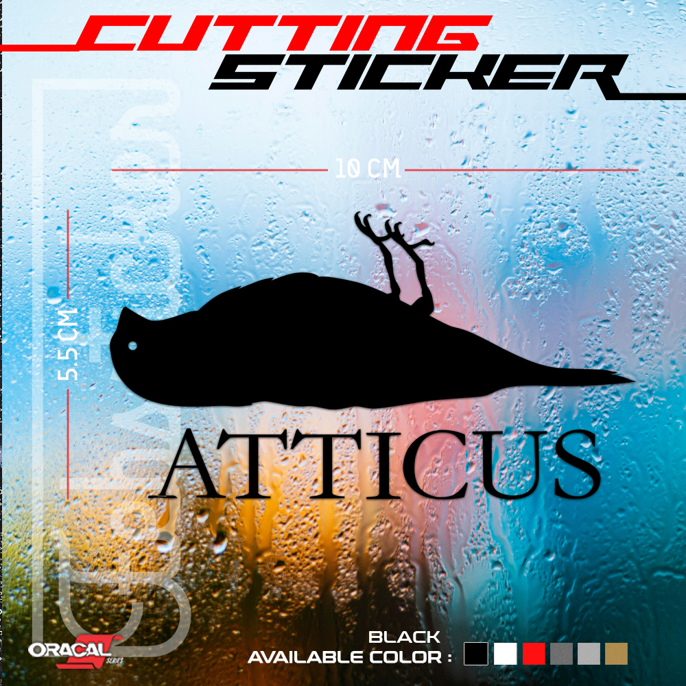 Cutting Sticker ATTICUS Logo | Stiker Cutting Logo ATTICUS