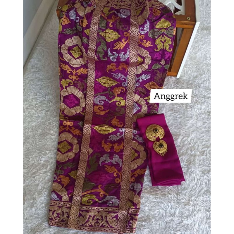 Kamben jadi bordir strait || rok songket || rok bordir bali