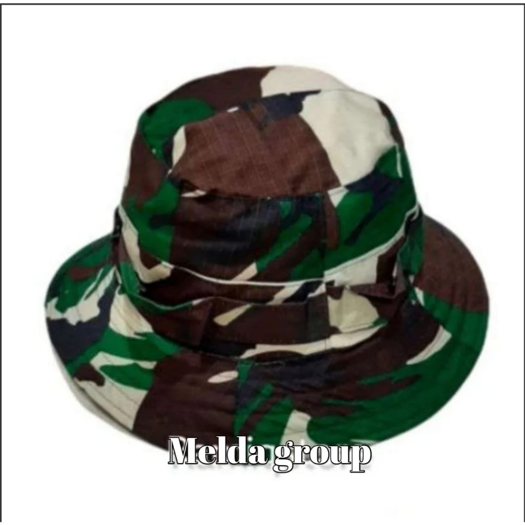 Topi Rimba Loreng / Topi Pendaki Gunung / Topi Bucket / Topi Pramuka / Topi Pelindung dari Sinar Matahari Terbaru COD