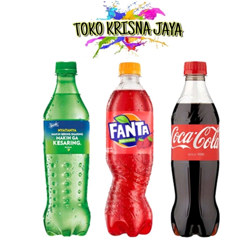 

SPRITE | FANTA | COCA COLA MINUMAN BOTOL BERKARBONASI NETTO 390 ML
