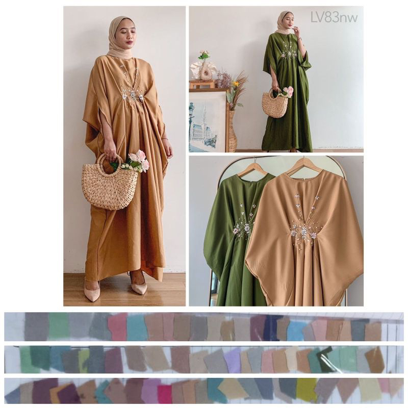 Kaftan laviere mote cantik premium kaftan lebaran