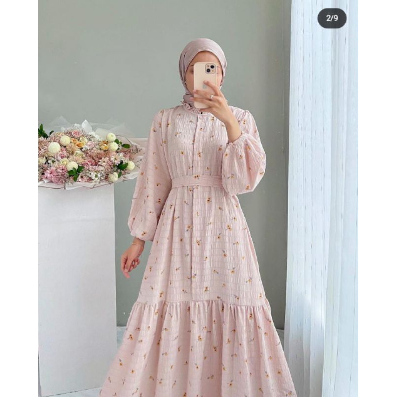 READY SIAP KIRIM Lily Dress by Edmee Outfit - Peachy