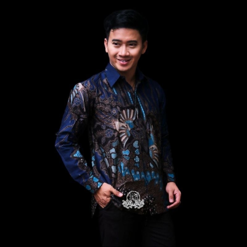 Kemeja batik pria lengan panjang reguler terlaris | Batik pria lengan panjang premium