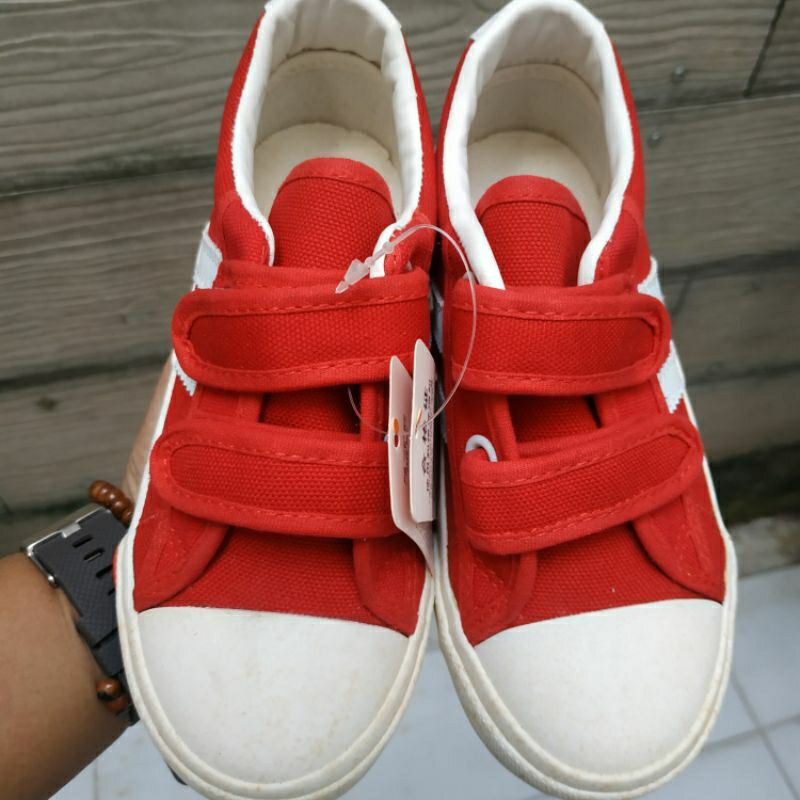 SALE JUAL RUGI KMS7 Merah 30 STOK LAMA Titipan Toko Sepatu Anak