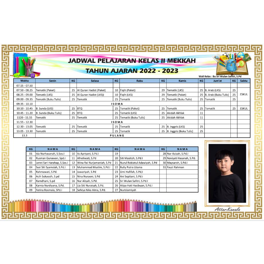 

Label Book Sticker Jadwal Pelajaran Custom dengan Foto Pribadi & Label buku