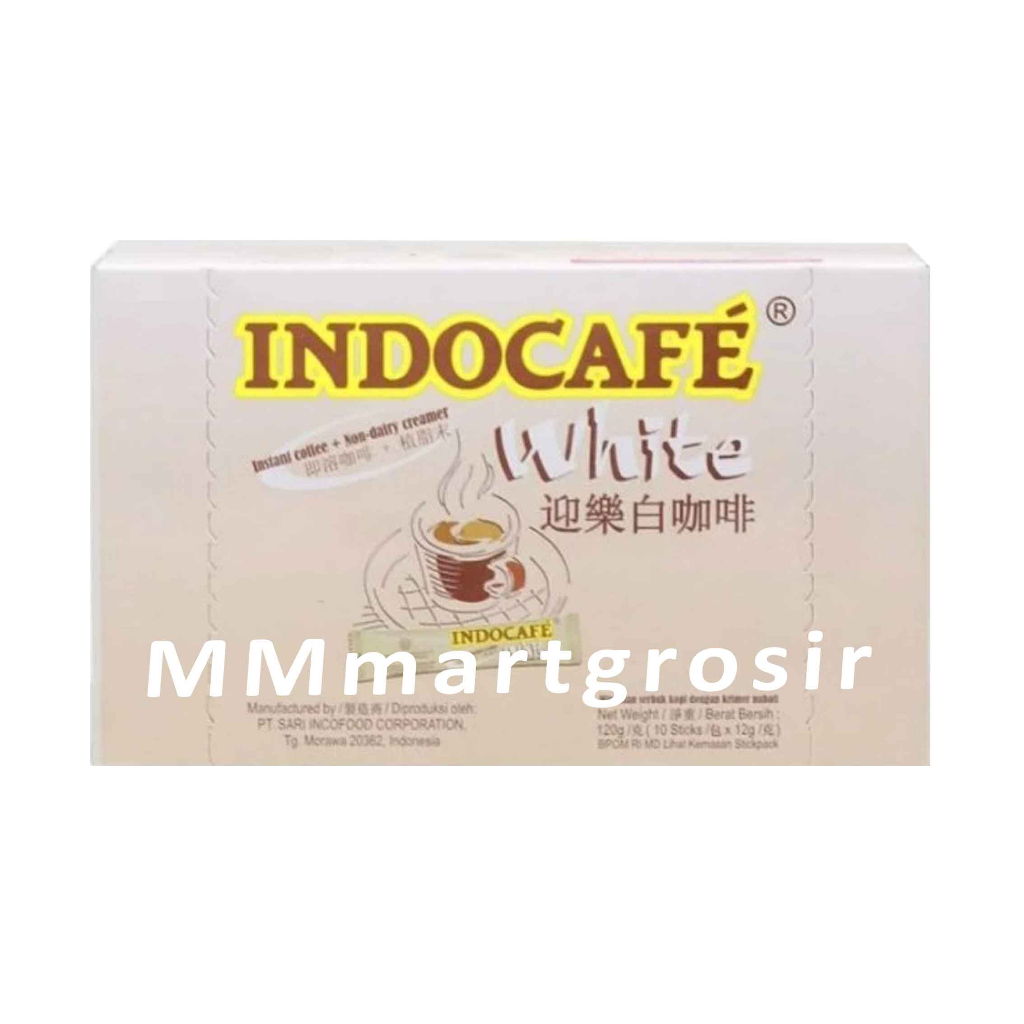 Indocafe white / Instant coffe / Non-dairy creamer / 120g