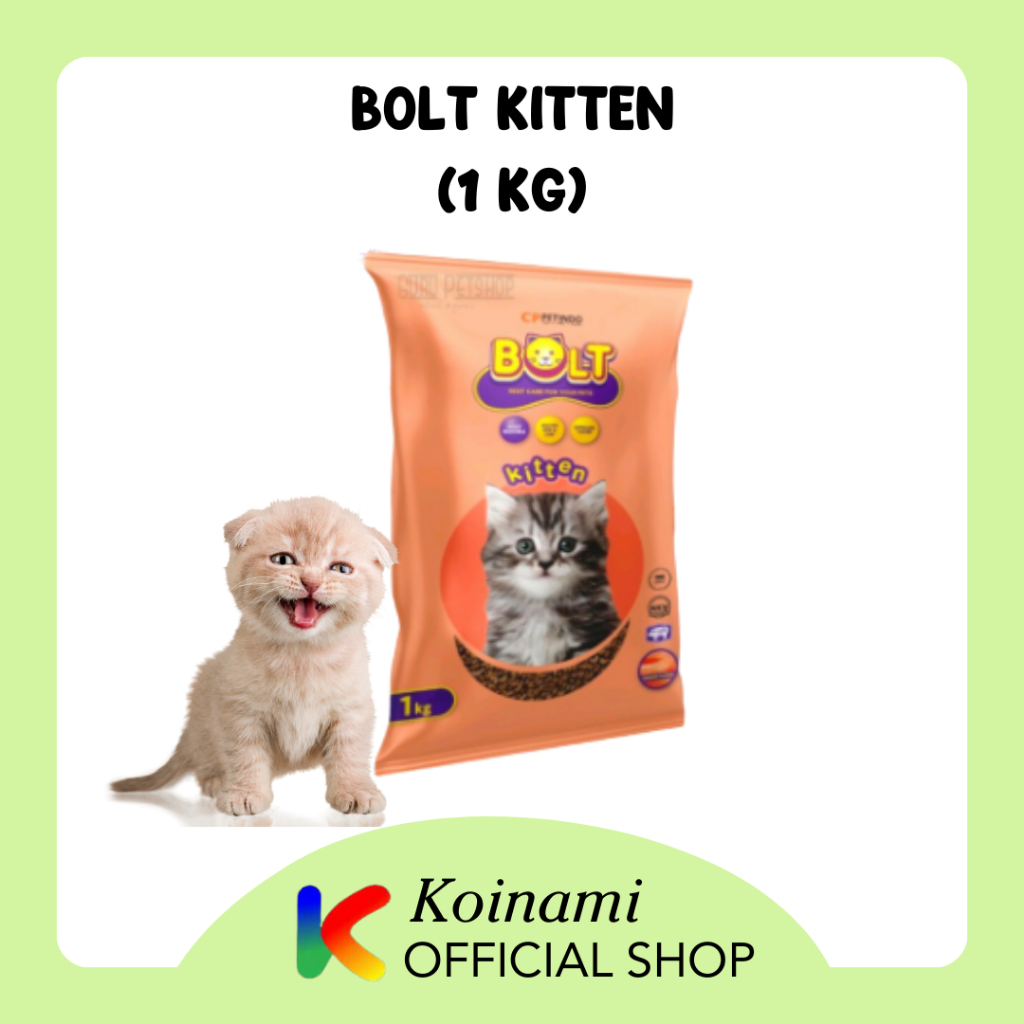 BOLT KITTEN 1kg / cat food / dray food / pakan hewan / makanan kucing / petshop