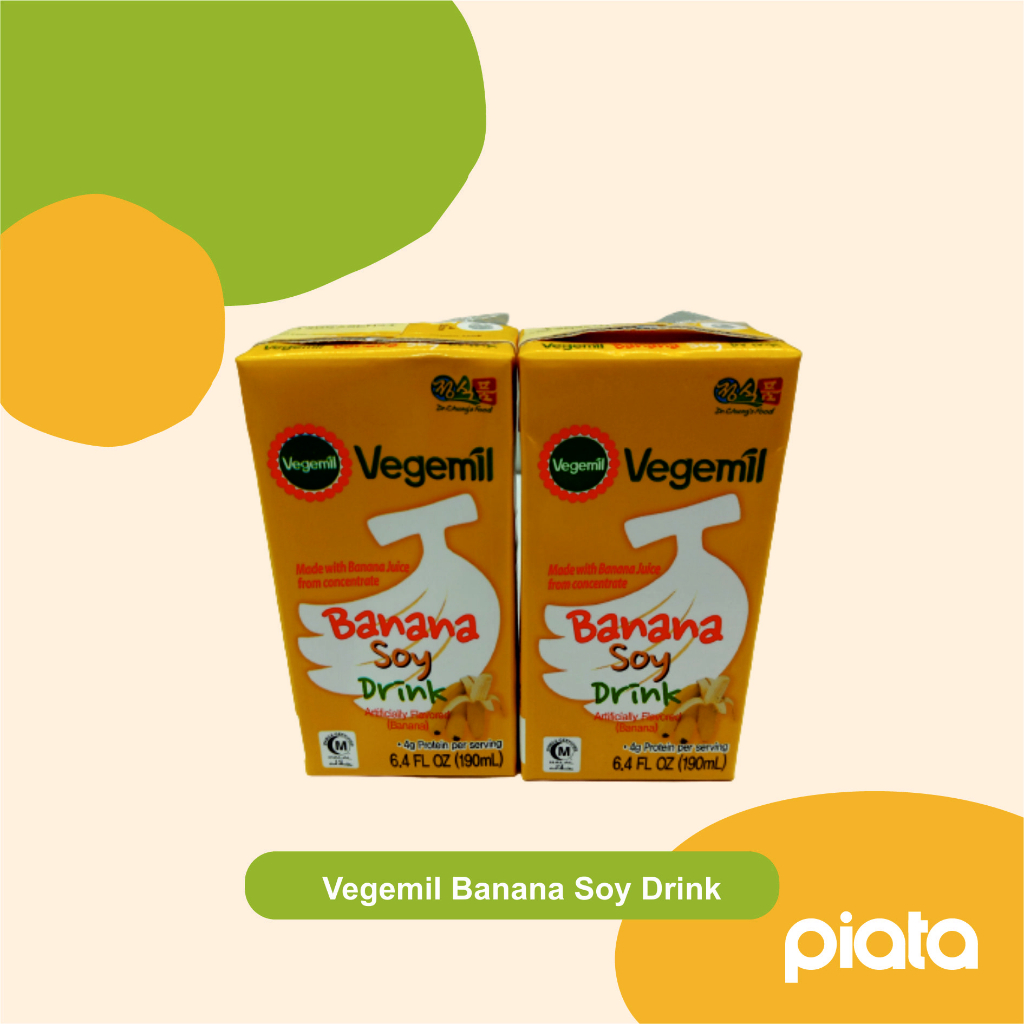 

Banana Soymilk Vegemil 190ml Korea Banana Milk Korean Drink Bebas Gluten untuk Diet Praktis