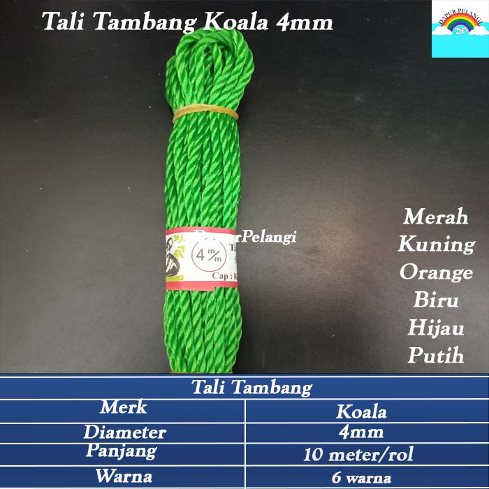 Tali Tambang/Tali Tambang Plastik/Tambang Koala 3mm