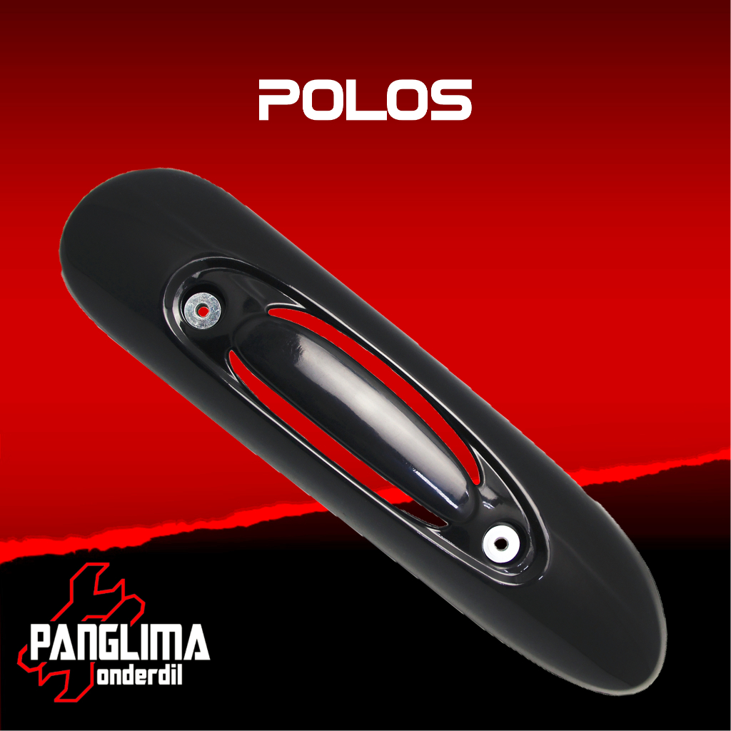 Pelindung Knalpot Hitam-Doff-Putih-Light Karbon-Black Carbon Scoopy FI-eSP K16 Hitam Cover Tutup-Penutup-Tameng Kenalpot-Muffler-Exhaust