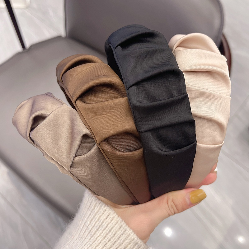 BV.ID BD1090 Bandana Scrunchie Kerut Serut Bando Korea Headband Fashion Kain Satin