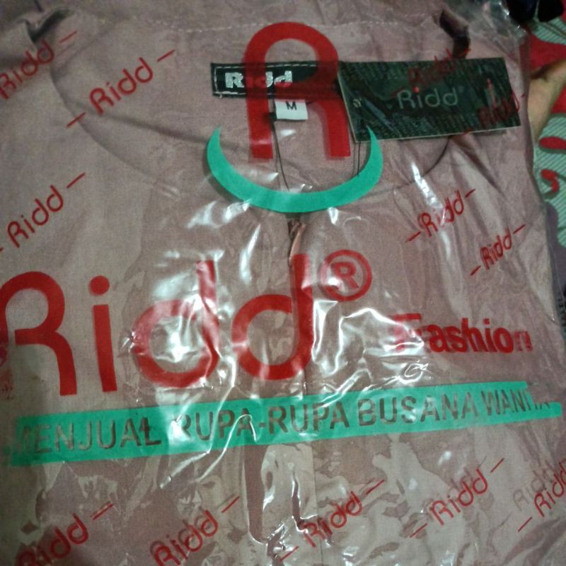 Gamis Dusty Pink Ridd Fashion