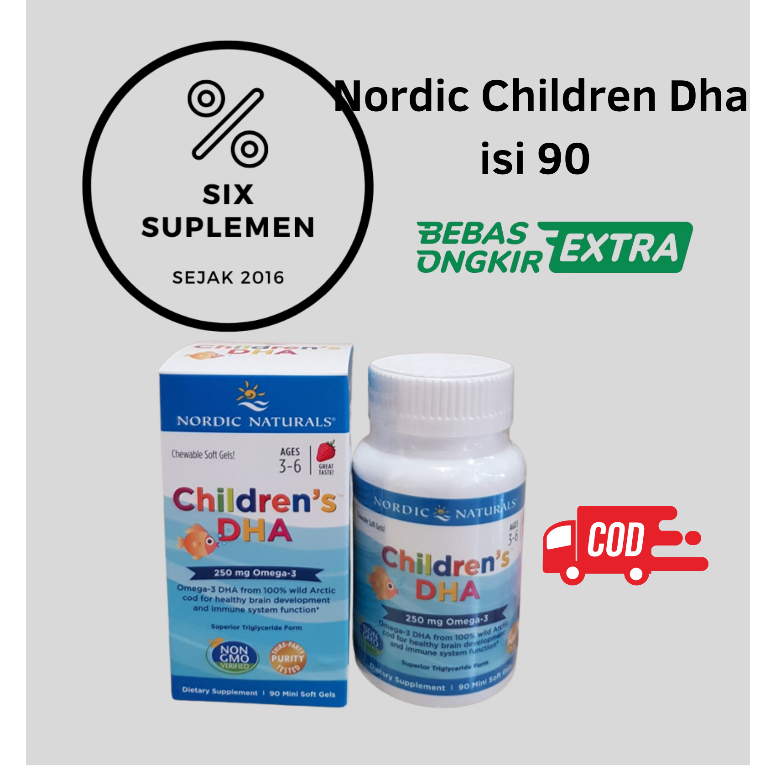 Nordic Natural Children DHA 90 softgels Naturals Children's
