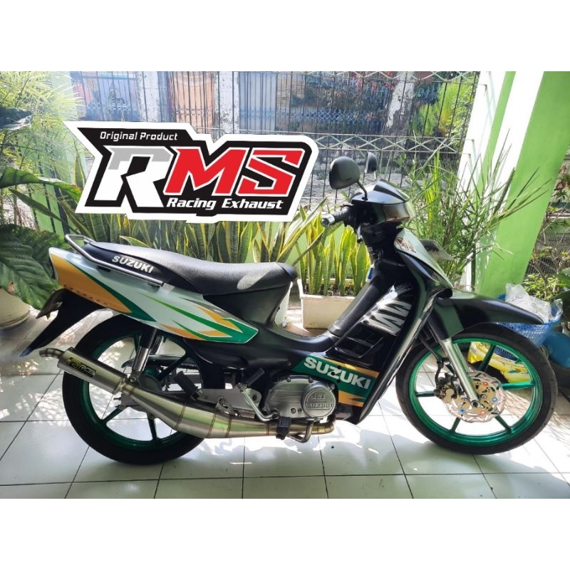 Knalpot Tornado GS - Knalpot Suzuki Tornado model standar stainless