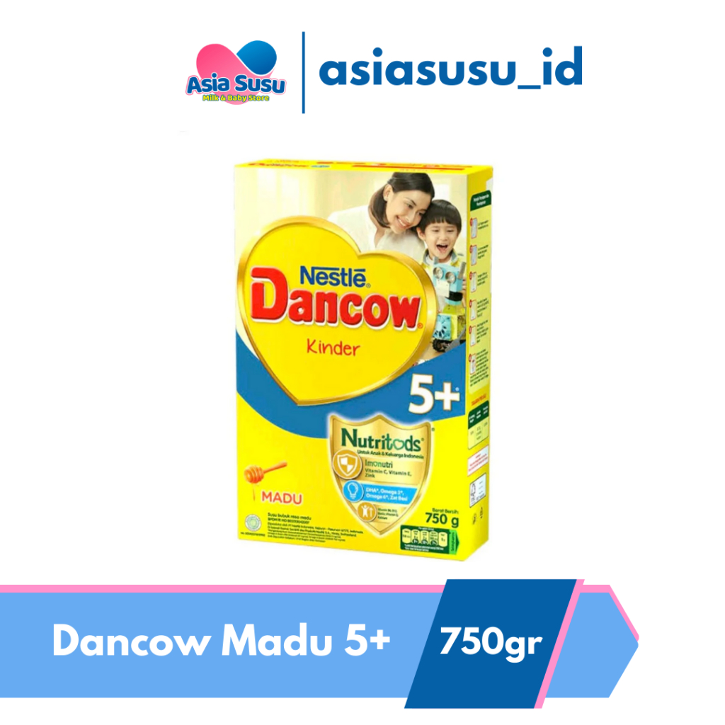 

Nestle Dancow 5+ Nutritods Susu Pertumbuhan Rasa Madu 5-12 Tahun 750gr