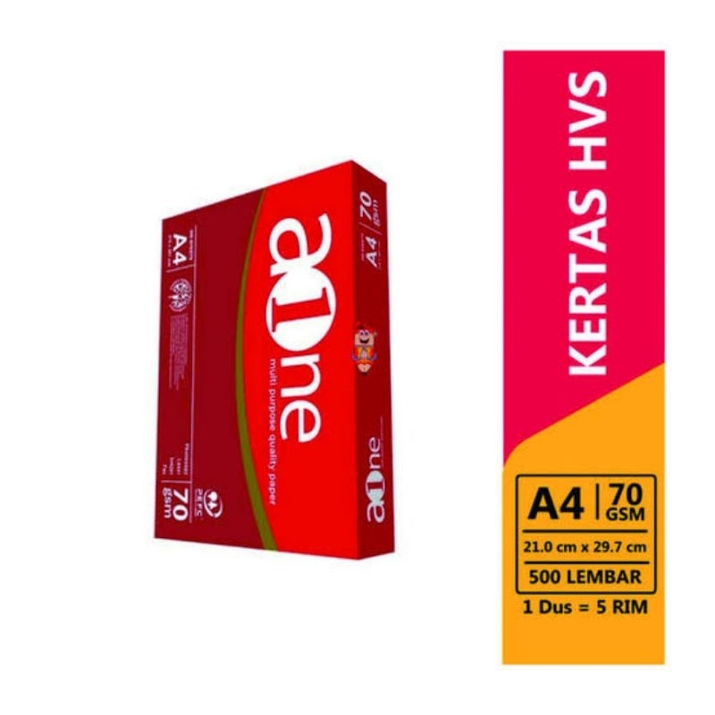 

Kertas HVS A4 Aone 70 gsm 70 gram