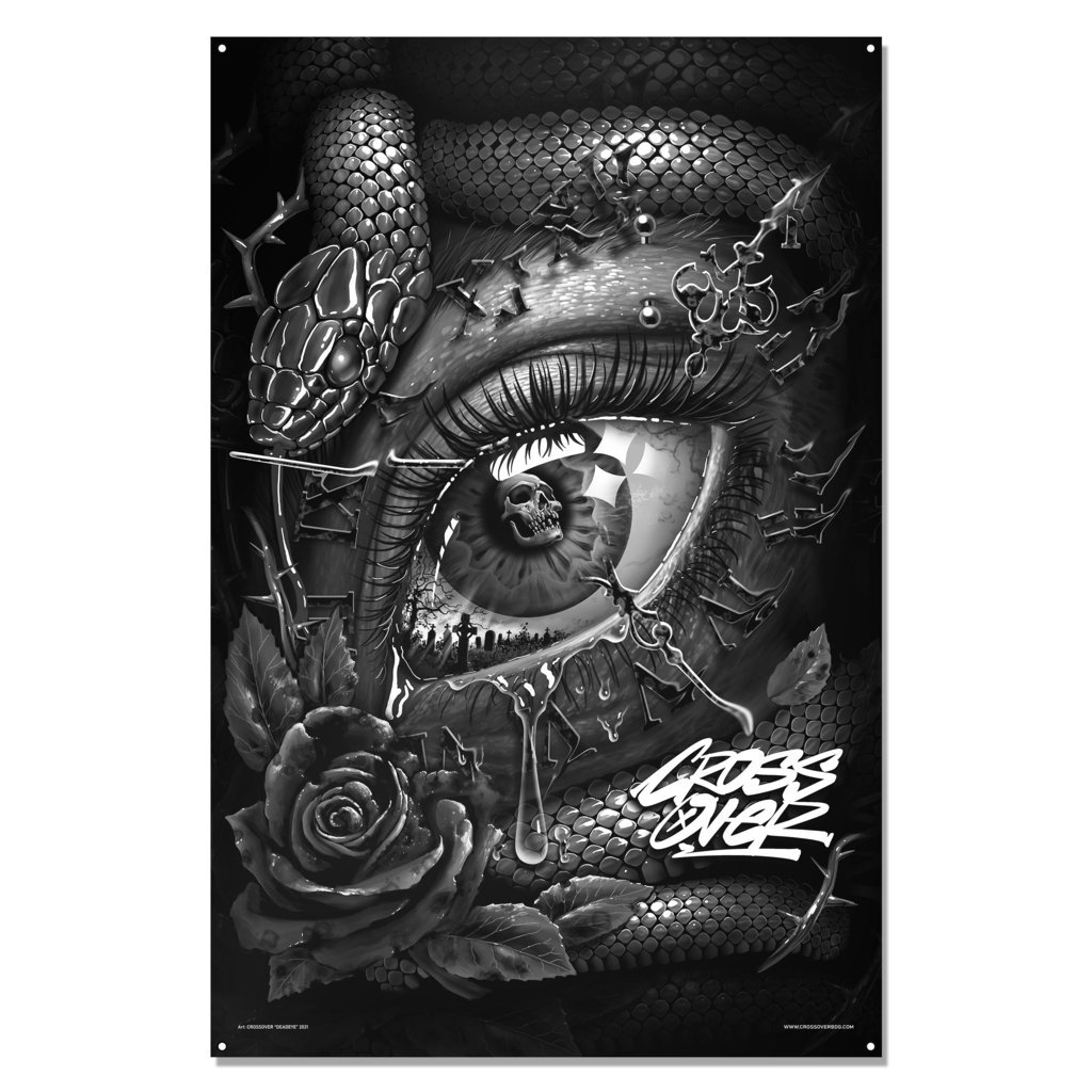 FLAG BANNER CROSSOVER DEAD EYE