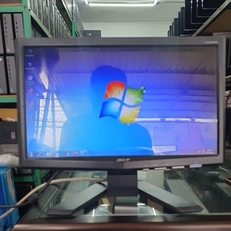 MONITOR LCD ACER 16 INCH MURAH LEBAY TANPA KABEL LCD ONLY