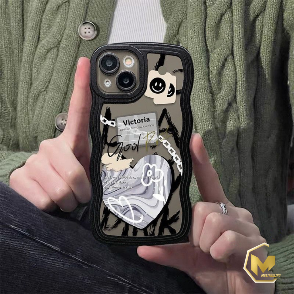 SS814 SOFTCASE TPU FASHION LOVE GRAFITI FOR IPHONE 6 7 8 6+ 7+ 8+ X XS XR XS MAX 11 12 13 14 PRO MAX MA4283