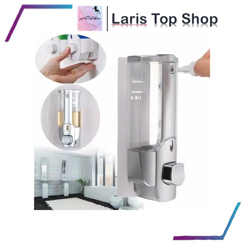 Dispenser Sabun Cair / Shampoo Single Soap Dispenser / Hand Soap Tabung Dinding WC / Dispenser Sabun Cair Single with Key Lock