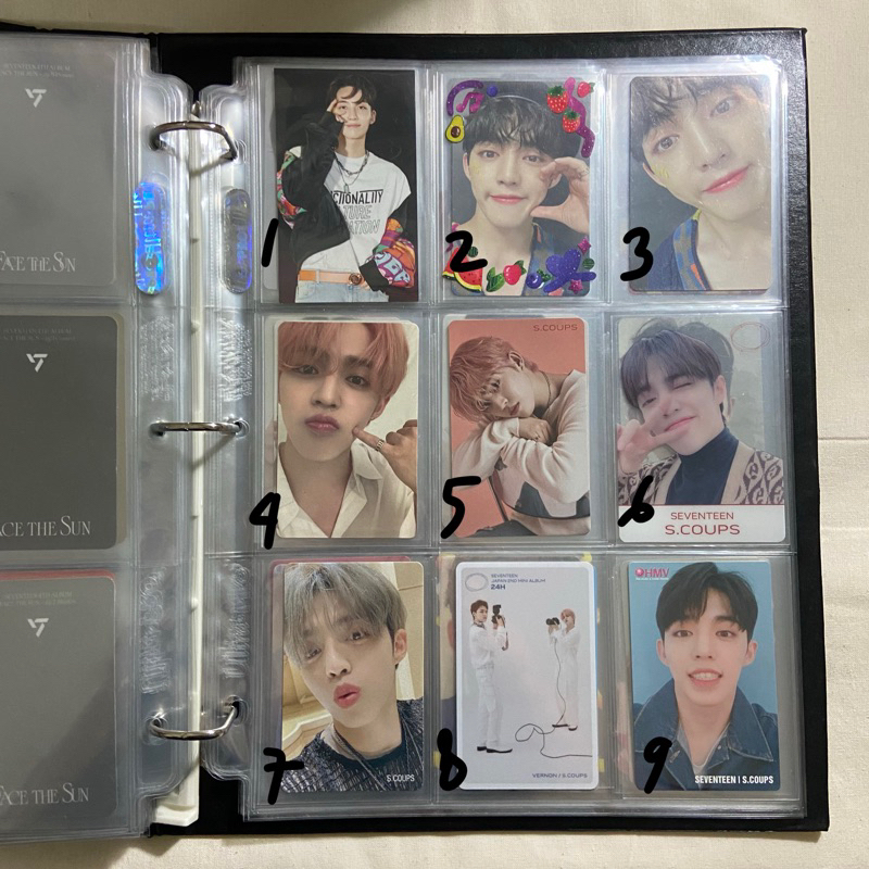 SEVENTEEN SCOUPS JEONGHAN Fallin Flower 24h Happy Ending Face The Sun HMV PC Photocard