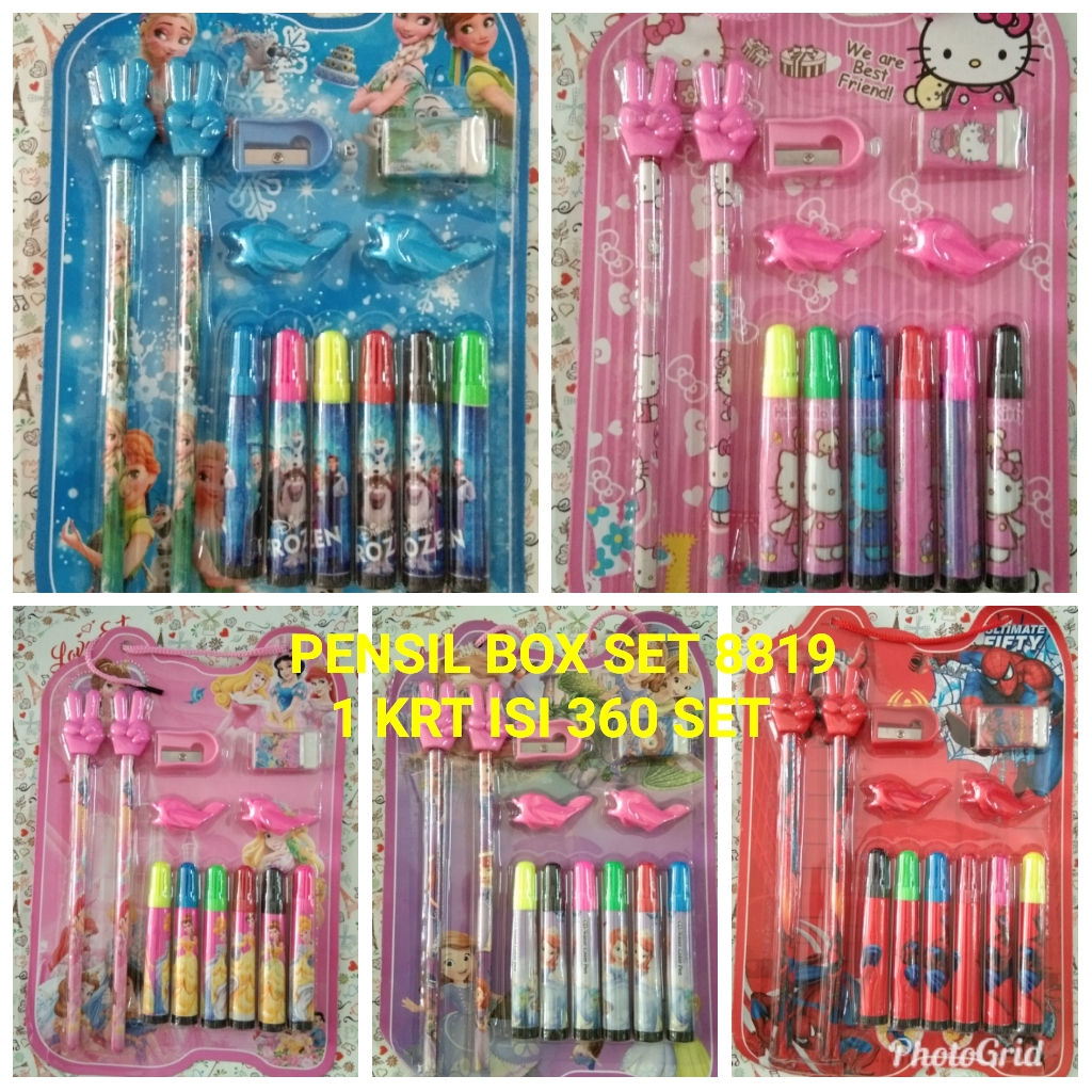

SET ALAT TULIS SEKOLAH 5 in 1 KARAKTER LUCU / MINI STATIONERY