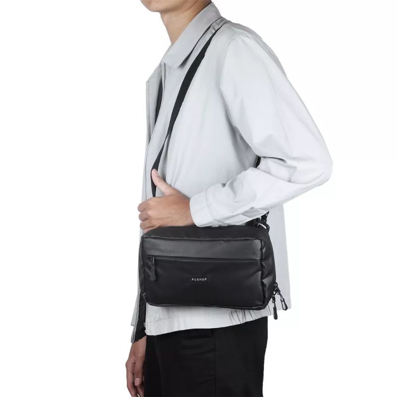 Tas Selempang Waterproof Premium Bisa Handbag Clutch Fashion Pria Wanita Dompet Pouch