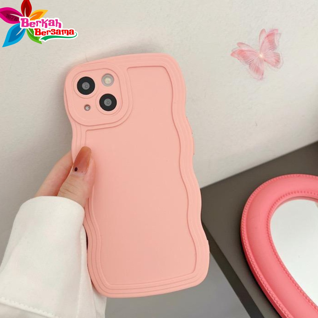 CASE SOFTCASE SILIKON GELOMBANG WAVY PROCAMERA MACARON XIAOMI REDMI 12C BB8027