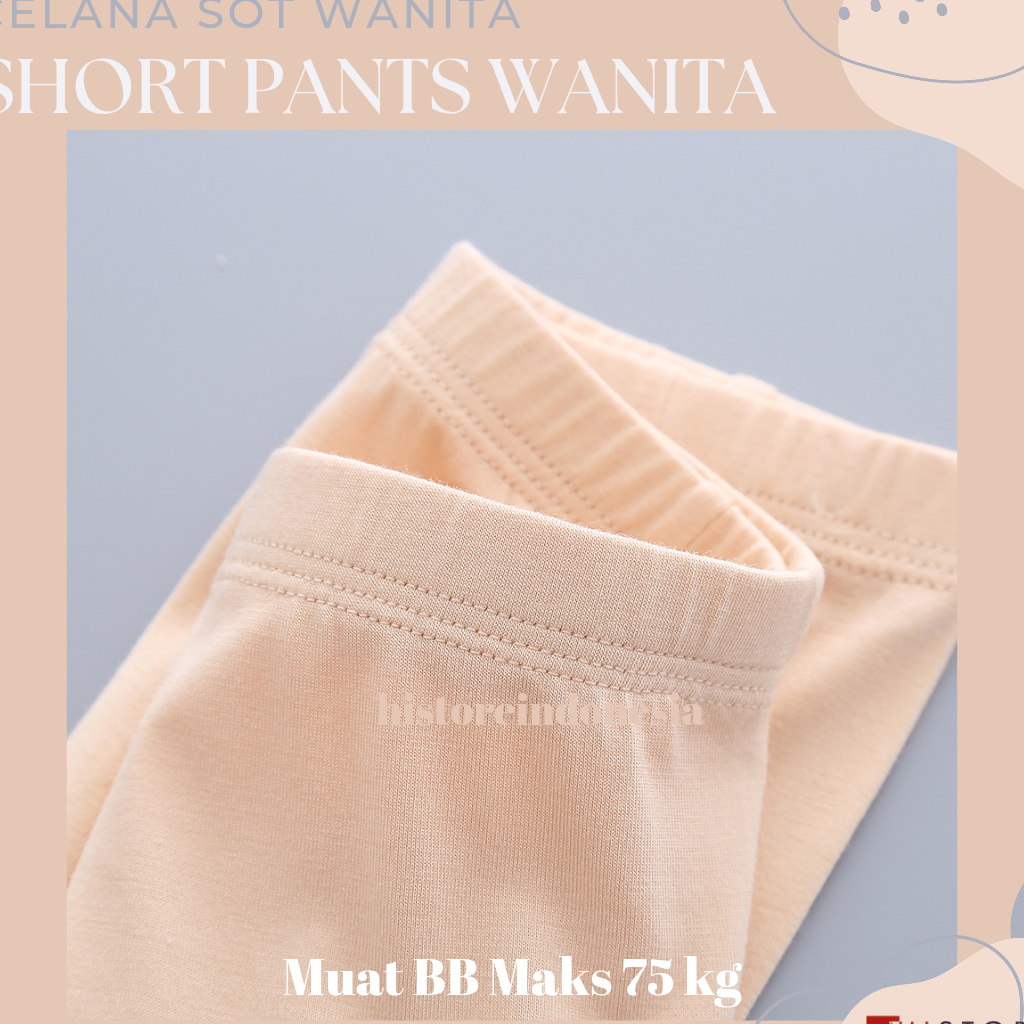 [HI] Short Pants Wanita Seamless Fit 514 Sot Pan Celana Pendek Ketat BB Maks 75 kg