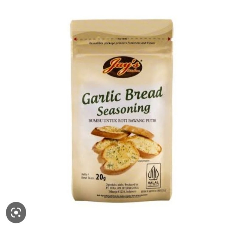 

Jay's Garlic Bread Seasoning Zipper Pouch 20gr