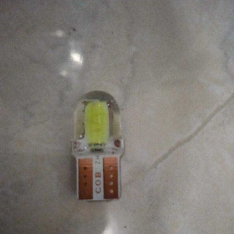 PUTIH - Dop Lampu Led Tancap Jelly  T10 Lampu Sein Riting Motor