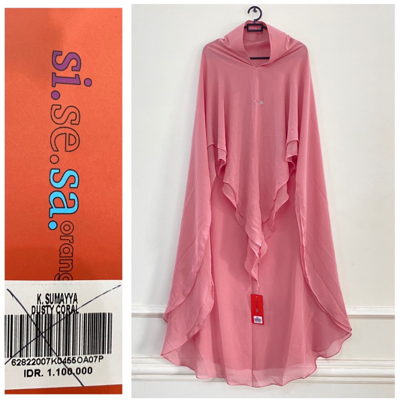Sale khimar sisesa sumaya dusty coral