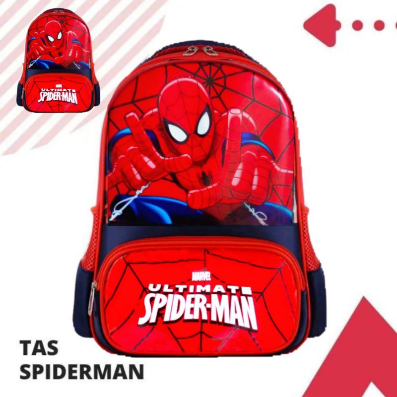 tas anak spiderman - tas ransel anak tebaru - tas sekolah anak