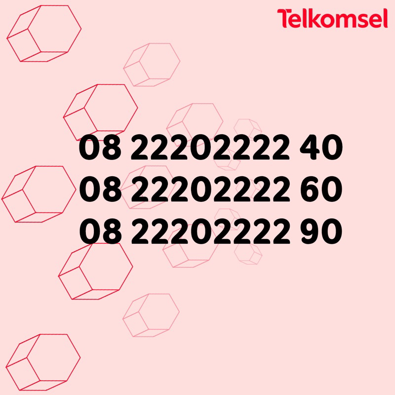 Nomor Cantik Telkomsel Seri Dobel Triple 222111 0404 Rapi