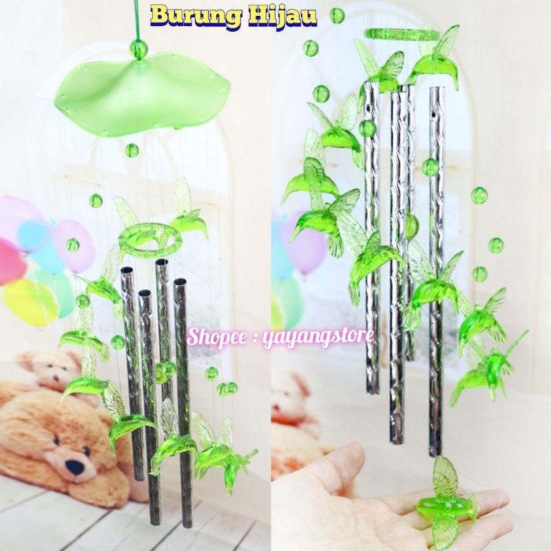 Wind chime Fungling Lonceng Angin 4 tubes