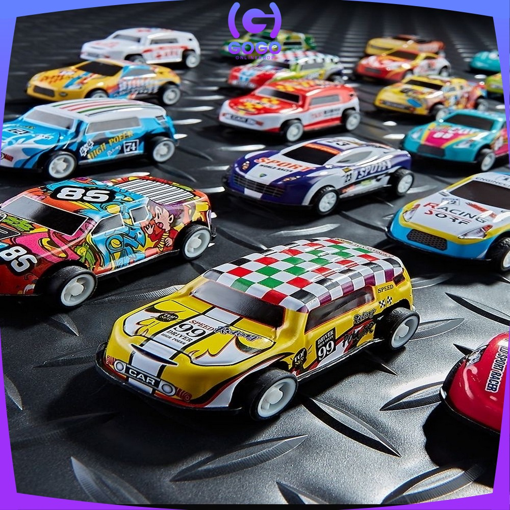 GOGO-M314 Mainan Mobil Balap Mini Pull Back 30PCS Set Container Box Car Toys / Maenan Mobil Mobilan Balap Colorfull Racing Mini Sport Car