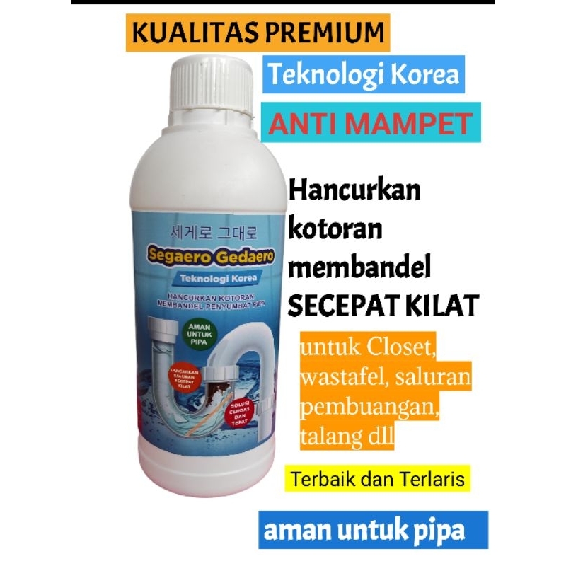 SEGAERO FASTAPON ANTI SUMBAT Obat Cairan Anti Sumbat Cara Mengatasi Mampet  Wc Saluran Air Wastafel Mampet Yang Bekerja Super Cepat Talang Mampet Sumbat Terbukti Ampuh Atasi Mampet Cara Atasi Septic Tank Penuh WC penuh Mampet Sumbat TEKNOLOGI KOREA