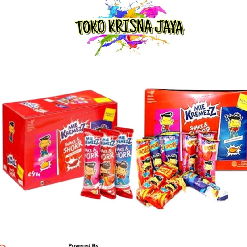 

MIE KREMEZZ SHAKE & SHORR ISI 1 BOX ISI 20 PCS X 16 GR