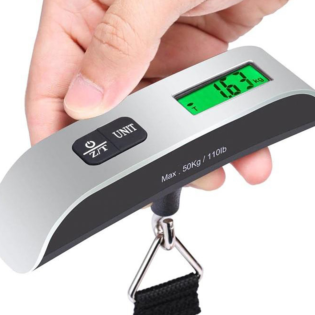 Koper Timbangan Travel Scale Electronic Luggage Scale Portable Serbaguna Koper Tas Max 50Kg