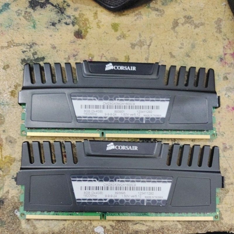 ram gaming Corsair 8gb 2x4gb ddr3 1600mhz
