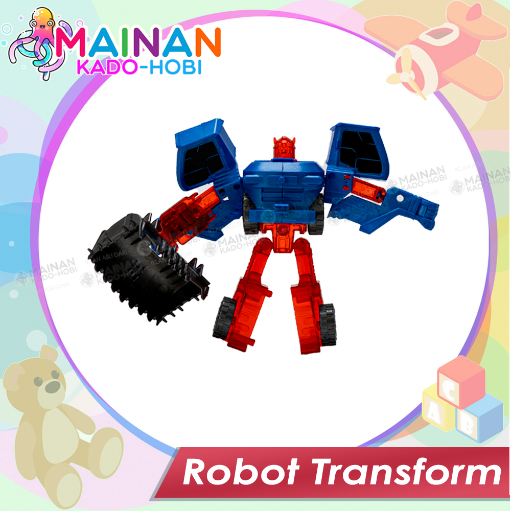 HADIAH ULANG TAHUN MAINAN ANAK LAKI DIECAST CAR ROBOT TRANSFORMERS