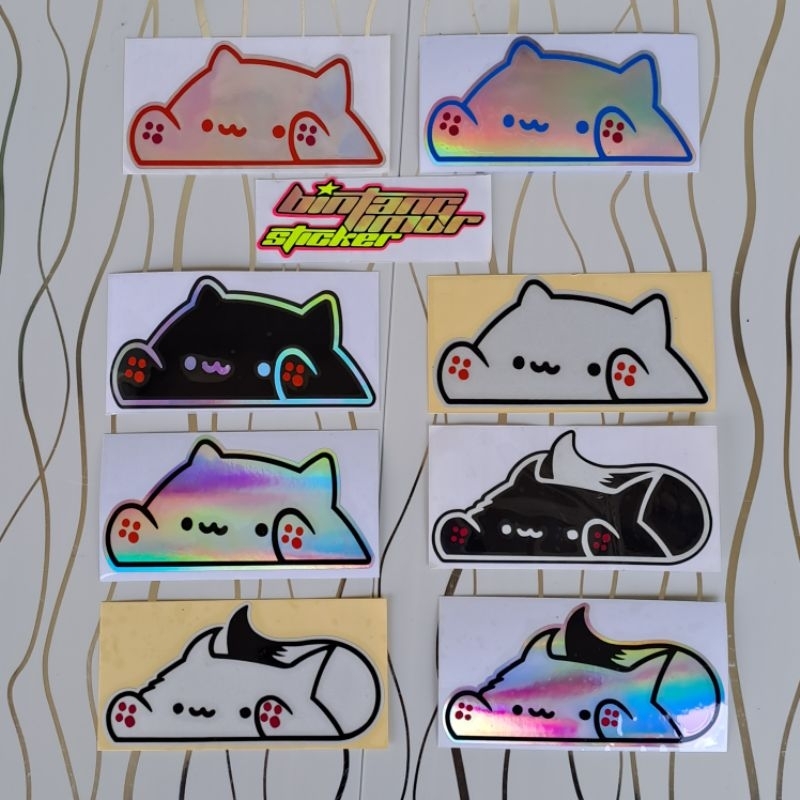 

STICKER STIKER BONGO LUCU CUTTING