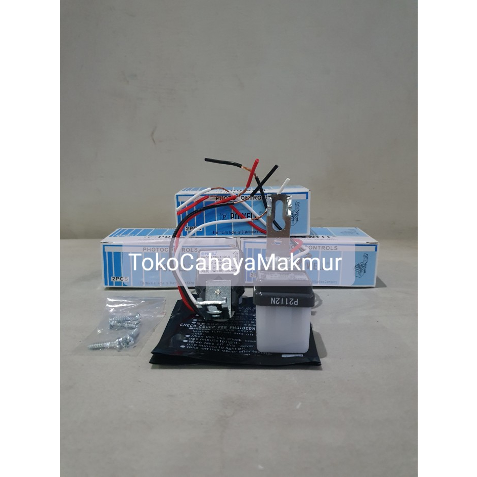 Photocell / Fotocell / Fotoswitch 6A Sensor Cahaya Otomatis Powell