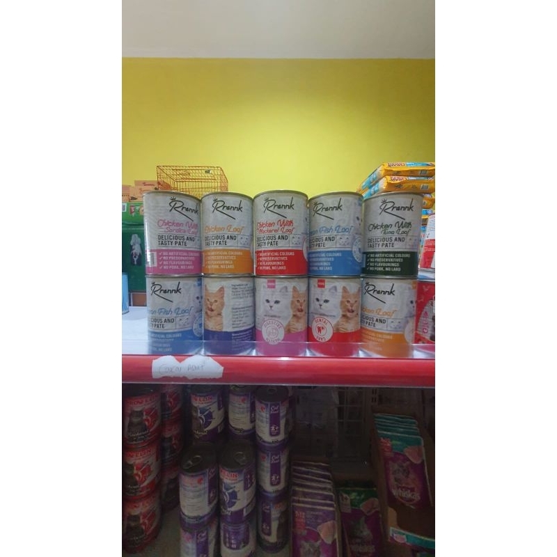 RRANNK CAT FOOD WET 400GRAM MAKANAN KUCING BASAH ALL VARIAN