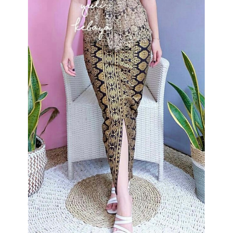 Rok Span Katun Prada | Rok Batik Wisuda Kondangan