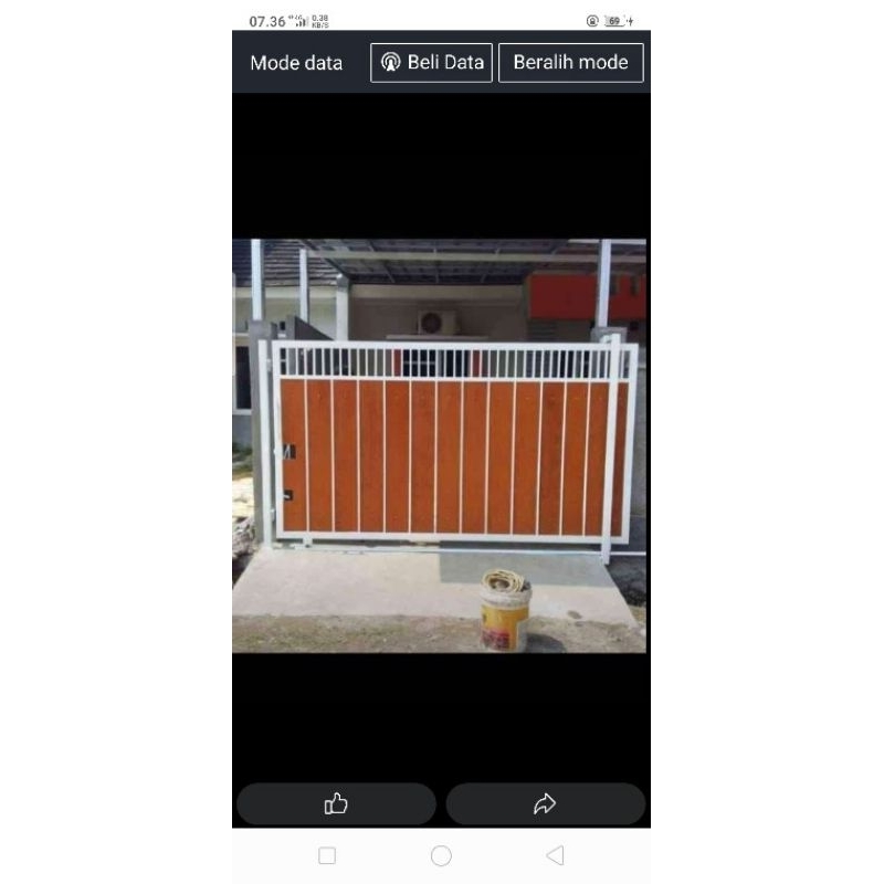 pintu pager besi minimalis