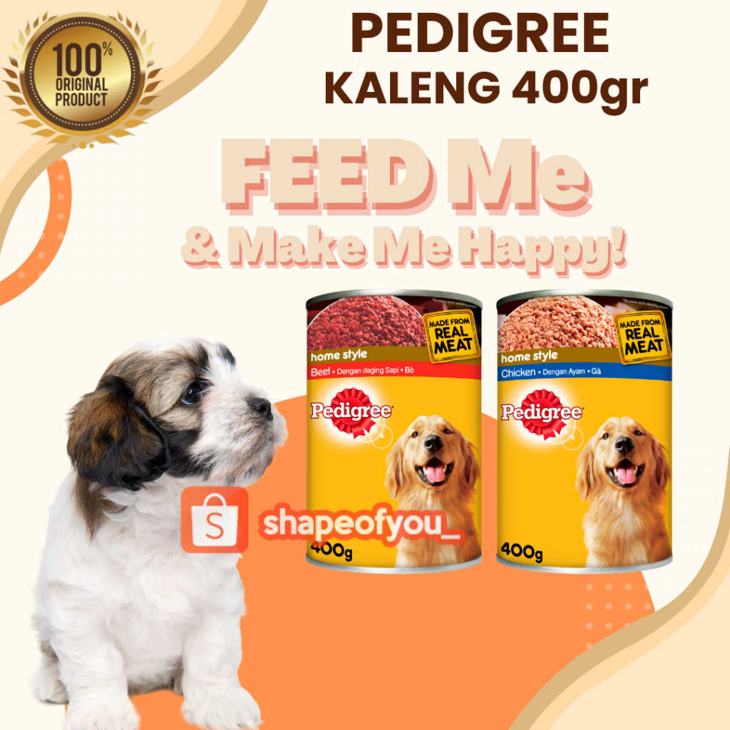 Pedigree Kaleng 1.15kg Anjing Wet Dog Food Can Pedigri Kaleng 700gr Makanan Basah Anjing Pedigre Puppy