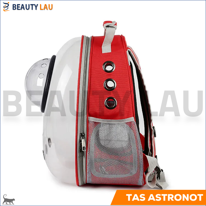 TAS RANSEL KUCING ANJING ASTRONOT TRANSPARAN PET CARRIER BACKPACK TRAVEL BAG PET CARGO