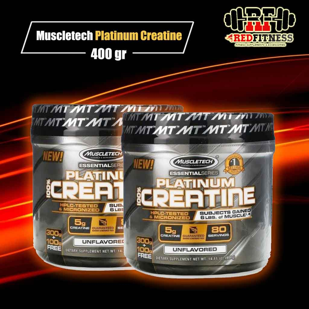 Muscletech Platinum Creatine 400 gr BPOM Monohydrate Powder 400gr gram