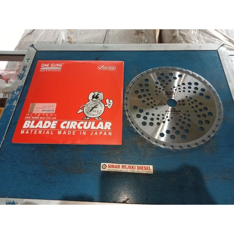 Pisau mesin Potong Rumput 328 338 Model Bulat Circular 40 T Daesung